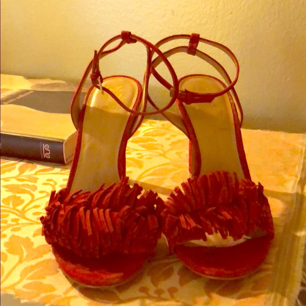 Banana Republic sandals in RED